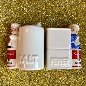 90s Campbell’s Soup Salt & Pepper Shakers
